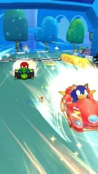 Super Chibi Sonic Kart Race Screen Shot 2