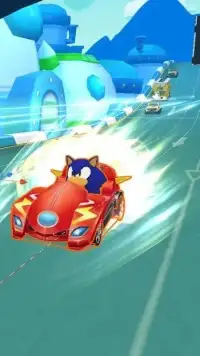 Super Chibi Sonic Kart Race Screen Shot 0