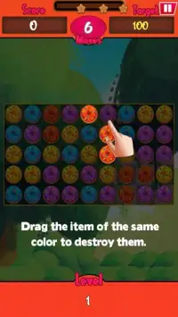 Sweet Sprinkles Match Game Screen Shot 2