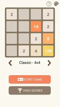 2048: Number Puzzle Games Screen Shot 1