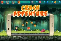 Super Crash Adventure bandicoot Run Jungle Screen Shot 1