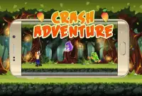 Super Crash Adventure bandicoot Run Jungle Screen Shot 2