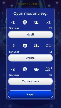 Yeni Milyoner 2019 - Türk trivia sınavı Screen Shot 4