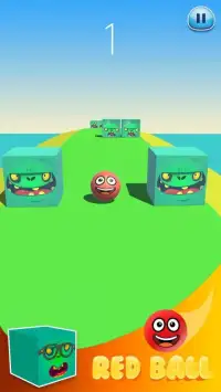 Red roller: Ball 3D Screen Shot 0