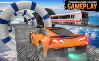 Incredible Driving Tracks - Car Stunts Game Screen Shot 1