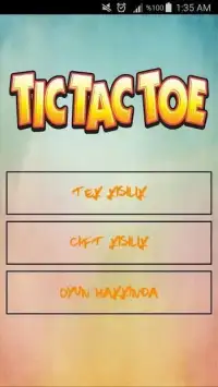 Tic-Tac-Toe (XOX) Screen Shot 1