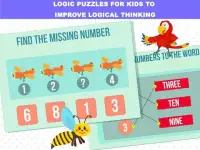 Math, Logic and Word Games For Kids Screen Shot 2