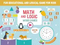 Math, Logic and Word Games For Kids Screen Shot 8