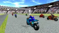 Super Hero Moto Highway Bike Racer Games Screen Shot 0