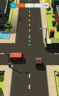 Blocky Pick Me Up - Traffic Drive! Screen Shot 4