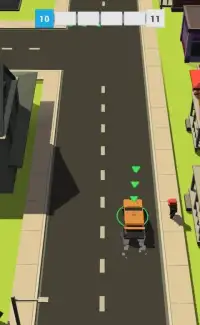 Blocky Pick Me Up - Traffic Drive! Screen Shot 3