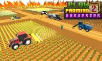 Blocky Plow Farming Harvester Screen Shot 3
