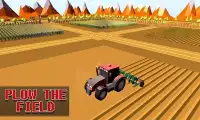 Blocky Plow Farming Harvester Screen Shot 2