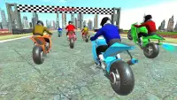 Moto Bike Highway Racer 3D Racing Game Screen Shot 1