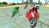 Moto Bike Highway Racer 3D Racing Game Screen Shot 5