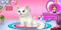 Kitty Care And Grooming - Spa Salon Games Screen Shot 1