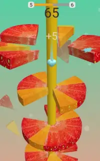 Helix Fruit Jump Crash Ball Screen Shot 1