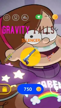 free Gravity falls Gun Up mod Screen Shot 3