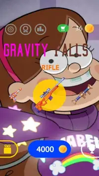 free Gravity falls Gun Up mod Screen Shot 2