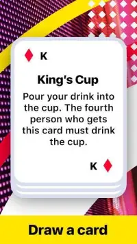 Kings Cup: Drinking Card Game (Ring of Fire) Party Screen Shot 1