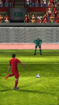 Flick Finger Soccer Shoot League Screen Shot 0
