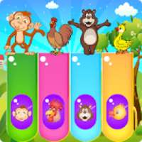 Baby Piano Game for Kids-Animals, Rhymes and Music