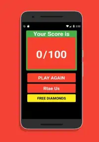 Quiz For Free Fire Diamonds Screen Shot 0