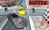 Bat Car Superhero Fighting Gangsters Screen Shot 2