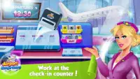 Airport Manager Games: Flight Attendant Simulator Screen Shot 3