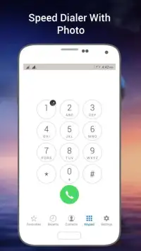 Phone X Full i Call Screen With Dialer Screen Shot 2
