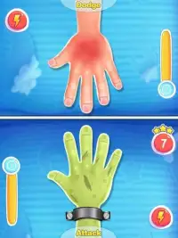 Red Hand slap: 2 player game Screen Shot 2