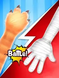 Red Hand slap: 2 player game Screen Shot 1