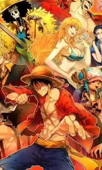Anime One Piece Jigsaw Puzzle Game Free Screen Shot 2