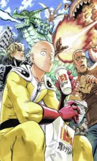 Anime One Punch Man Jigsaw Puzzle Game Free Screen Shot 3