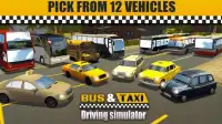 Bus & Taxi Driving Simulator Screen Shot 0