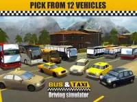 Bus & Taxi Driving Simulator Screen Shot 5