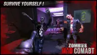 Zombies Mad Combat :FPS Shooter Survival Game Screen Shot 1