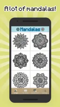 Mandalas color by number - Mandala pixel art Screen Shot 2