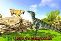 Wild Tiger vs Dinosaur: Adventure Fight Screen Shot 1