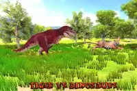 Wild Tiger vs Dinosaur: Adventure Fight Screen Shot 0