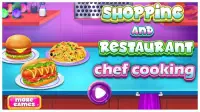 Shopping and Restaurant Chef Cooking Screen Shot 1