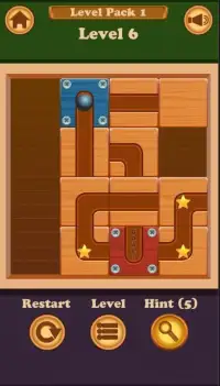 Unblock Roll Ball Puzzle - Free puzzle game. Screen Shot 6