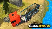 Wild Life Transporter Off road Cargo Driving Games Screen Shot 0