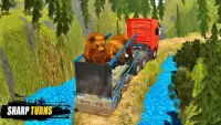 Wild Life Transporter Off road Cargo Driving Games Screen Shot 7