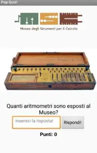 Museo degli Strumenti per il Calcolo - PopQuiz! Screen Shot 1