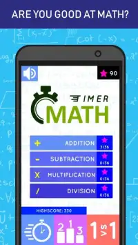 Timer Math Screen Shot 1