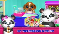 Panda's Supermarket Shopping Fun Screen Shot 1