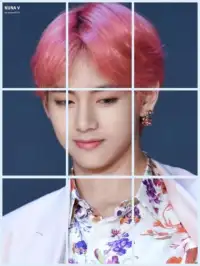 BTS [V] Puzzle Game Screen Shot 2