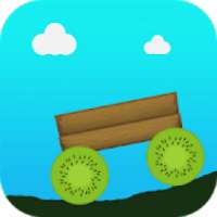 Hill Climb Car - Fruit Car Game