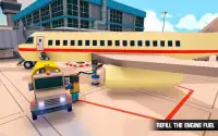 Blocky Airport Ground Staff Flight Simulator Game Screen Shot 3